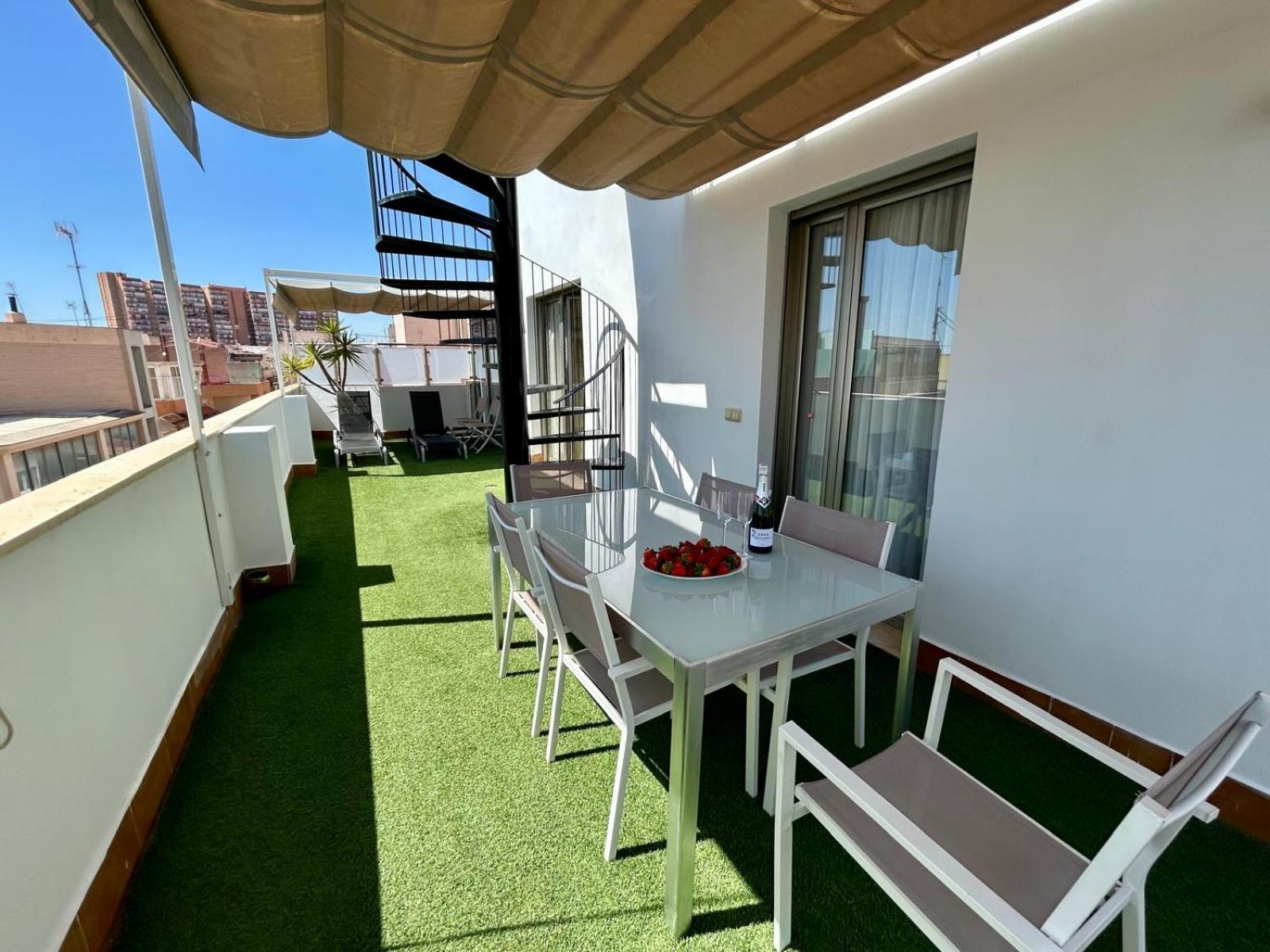 2 Big Terraces Penthouse City Center Alicante Eksteriør billede